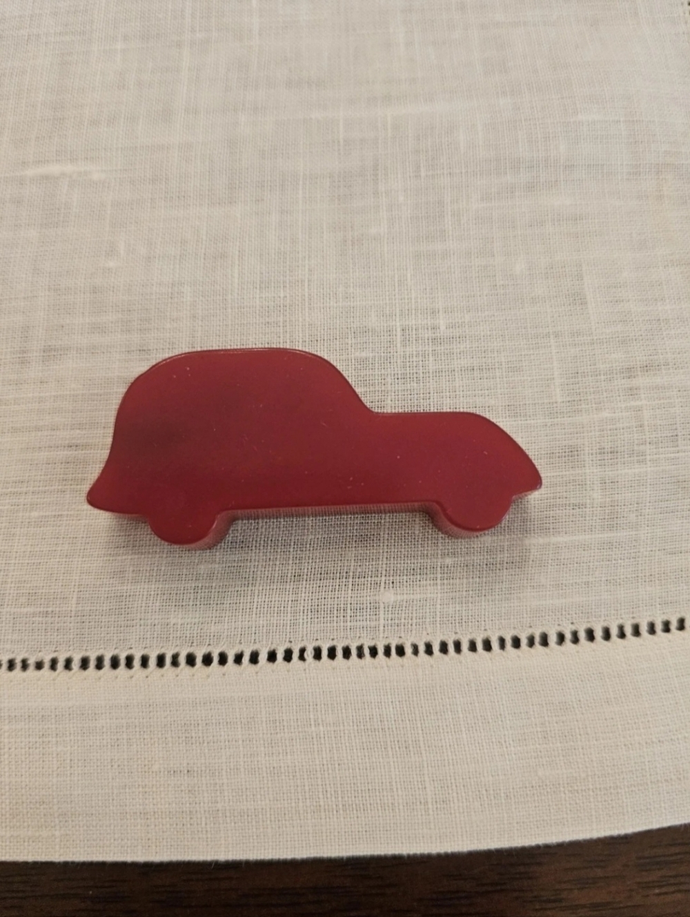 Cool Rare Vintage Red Bakelite Car Pencil Sharpener